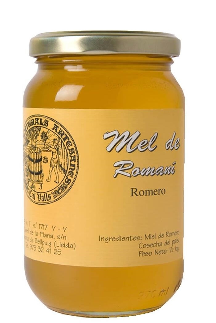 MEL DE ROMANI ECO 500GR | 671 | ORIGEN: MATARÓ | Venda de verdures i fruites 100% ecològiques