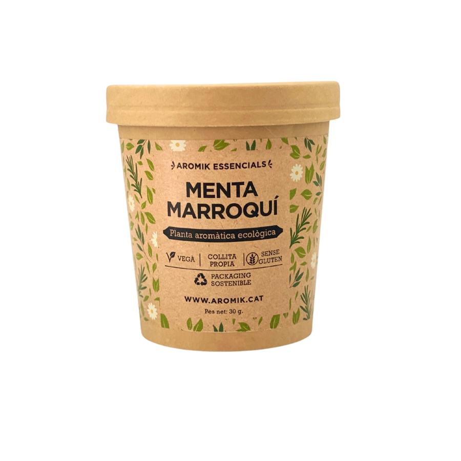 MENTA MARROQUÍ 30 gr/ unitat (50 infusions per pot) | 683 | ORIGEN: ST ANDREU LLAVANERES | Venda de verdures i fruites 100% ecològiques